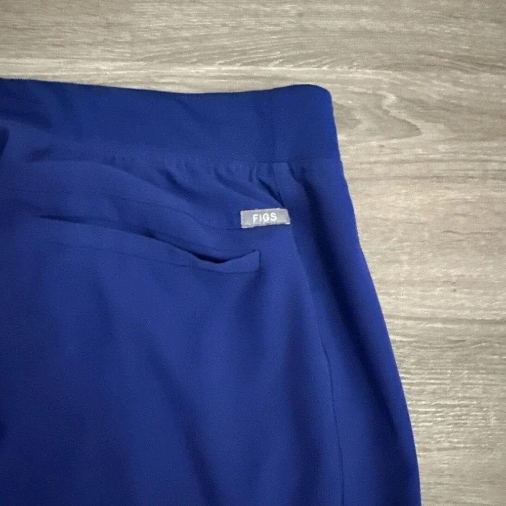 FIGS Pants Men's Large‎ Blue Axim Cargo Scrub Double Pocket T2001